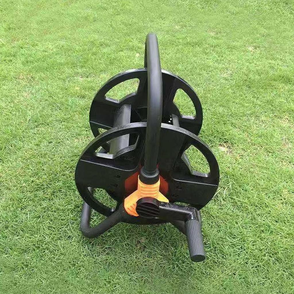 Garden Hose Water Hose Reel Cart for Water Holds 50m Durable Pipe Garden and Outdoor Hose Storage Rack Reel, 1/2-Inch Pipes, Hose, Organizer,
