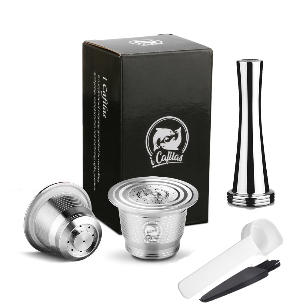 Wiederverwendbare Kapsel aus Edelstahl, permanenter Kaffeekapselhalter, kompatibel für Nespresso Original Line