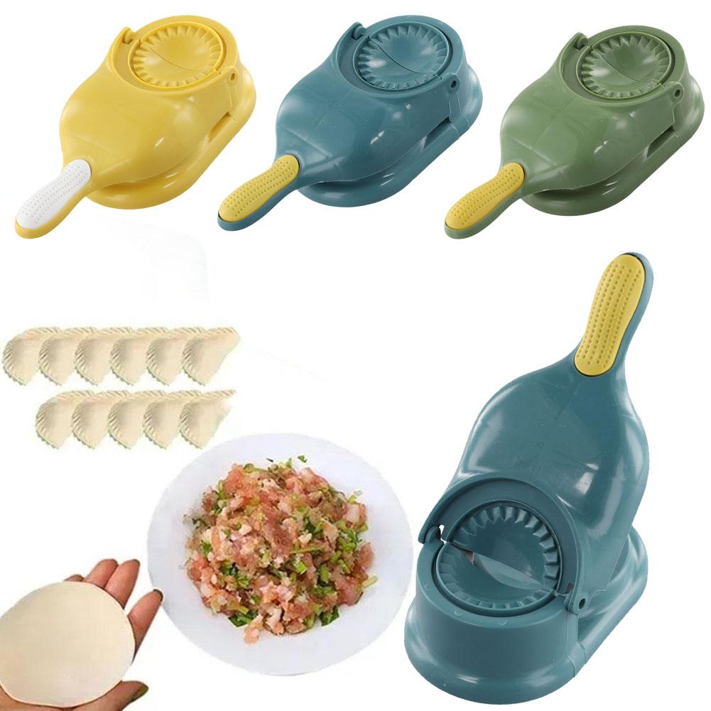 2 In 1 Household Dumpling Skin Maker Creative Dumpling Maker Kitchen DIY Mold Dumplings Press Device Dumpling Moulds Skin