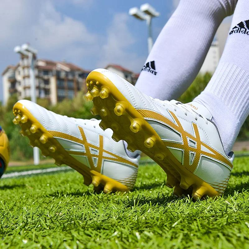 Men Soccer Shoes Society Football Boots Casual Sportswear Unisex Grass Cleats Training Comfortable Boy Casual Football Boots