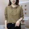 Women's Autumn Slimming Hooded Pullover T-shirt
