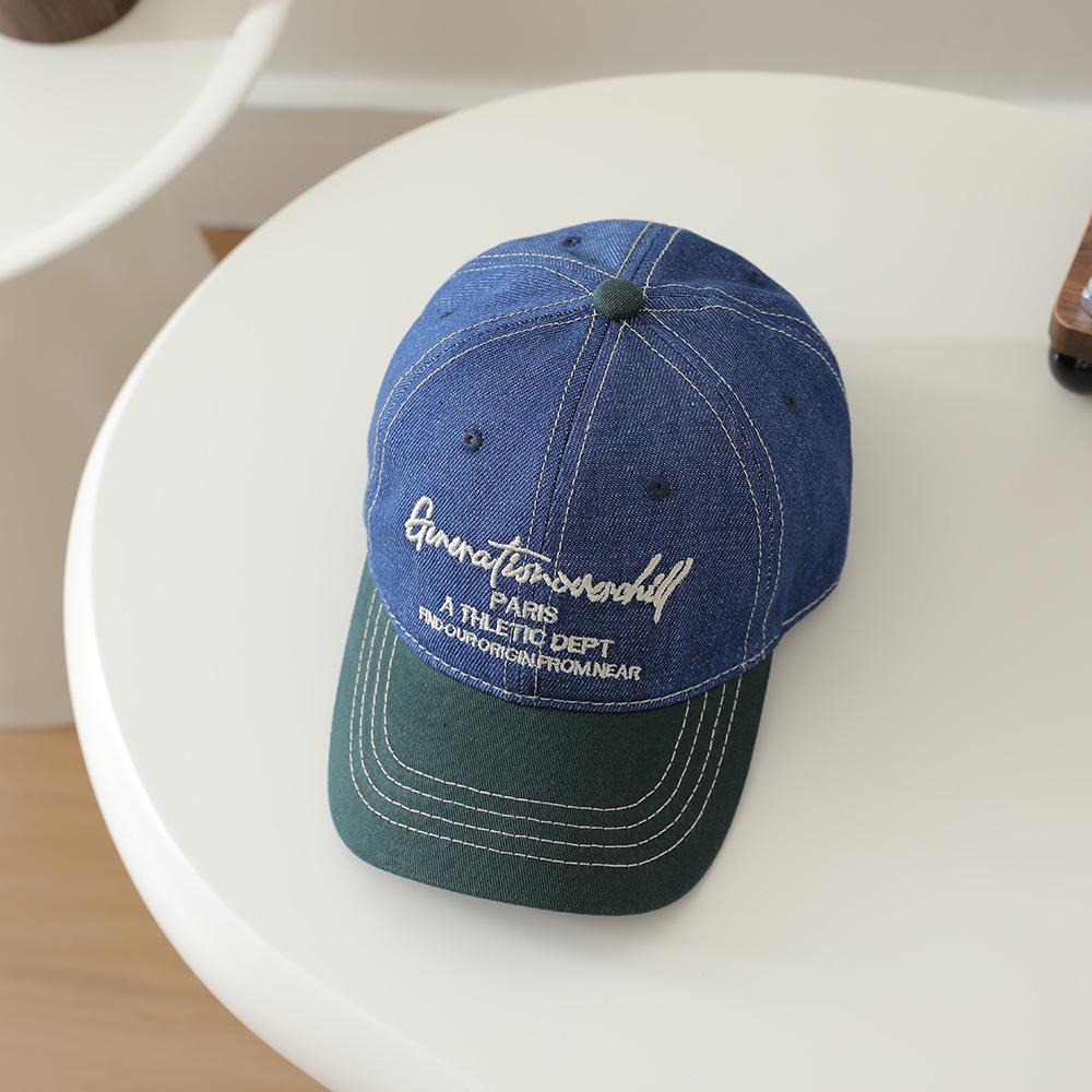 Kids' Denim Baseball Cap - Boys & Girls Spring/Autumn Fashion Sun Protection Hat