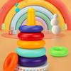 Stackable Stacking Rings Babies Toy Sensory Stacking Plugging Toy  Develop Cognition Ability