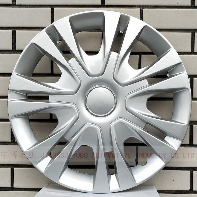 Car Wheel Hub Cover with Iron Steel Ring and Plastic Decorative Cover In Various Sizes 12-17 Inches.