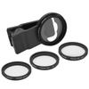 Veledge 37mm Close Up +1 +2 +4 +10 Close Up Macro Filter Mobile Phone Lens Filter for Different Mobile Phones