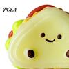 Layered Sandwich Stress Relief Toy, Slow Rising Cartoon Sandwich Squeeze Toy, Detachable Sandwich Fidget Toy for Kids Adults