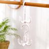 4 Claw Multipurpose Storage Hanger Hook Holder Wardrobe Closet Organizer Hanging Rack for Bags Jewelry Belt Clothes Hat Scarf