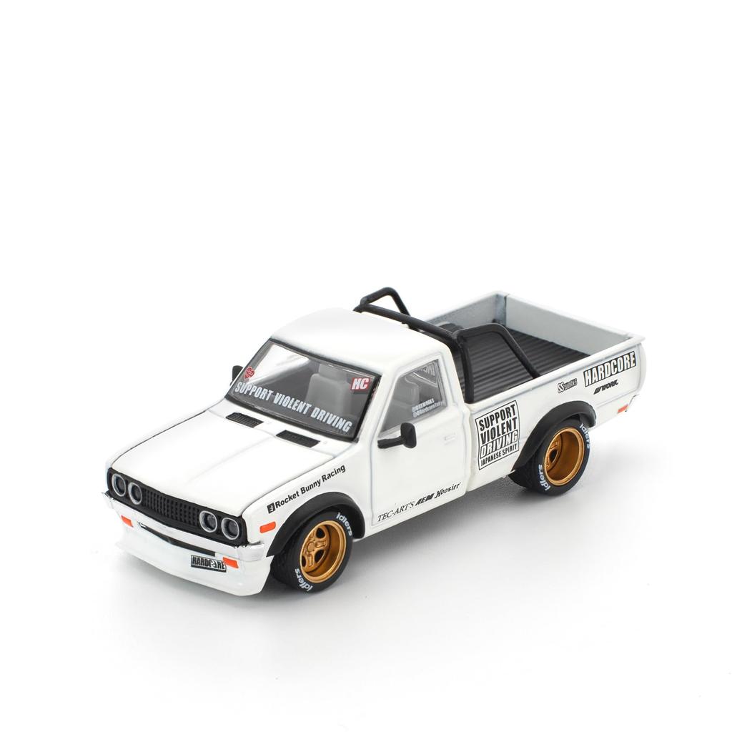 Genesis Company POP RACE Pandem Datsun 620 White PR640350 1/64 (Finished Model)