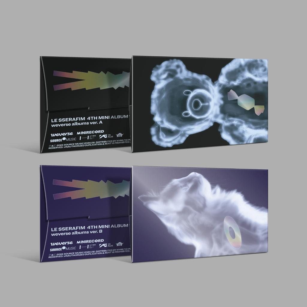 (WEVERSE ALBUMS ver.) LE SSERAFIM [CRAZY] 4th MINI ALBUM