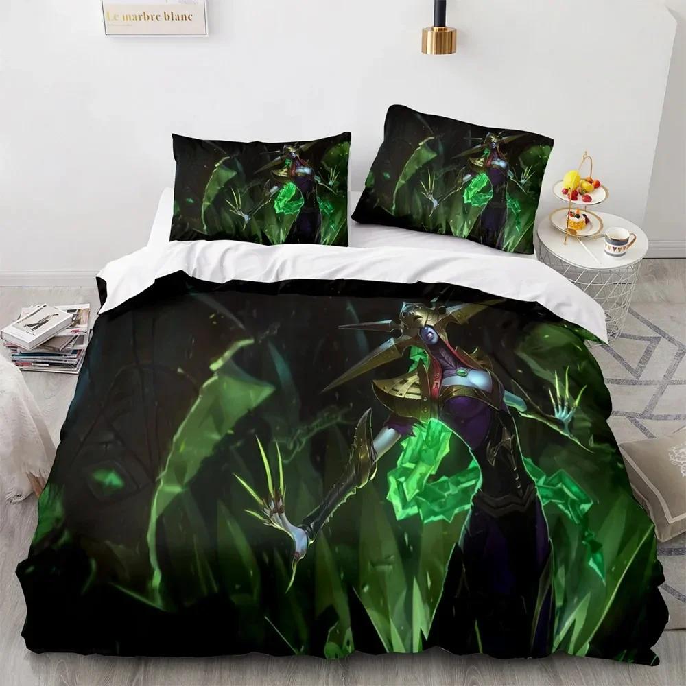 New Print League of Heroes Bedding Set Printed Bed Set With Pillowcase Bed Duvet Cover Soft Single Double Queen Super King Size