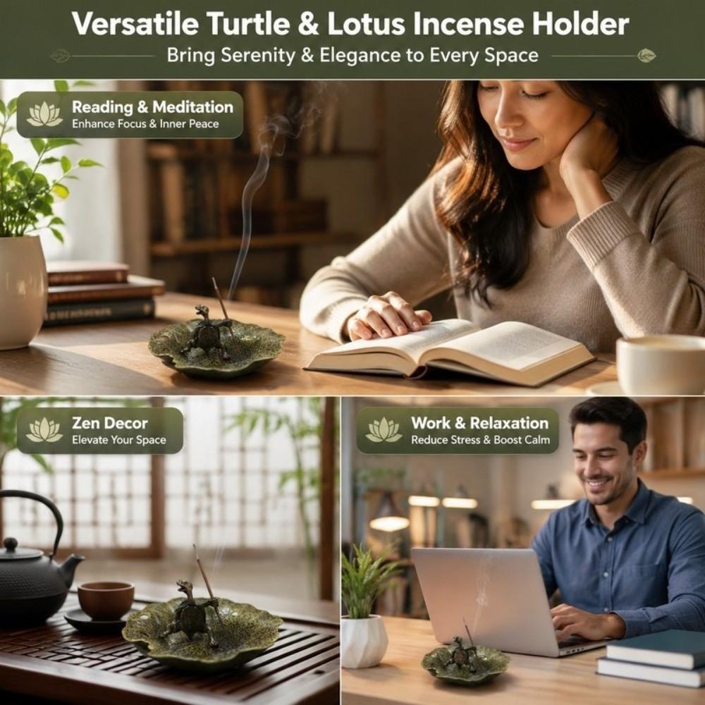 Tortoise Incense Stick Holder Desk Ornaments Incense Burning Tray Creative Incense Burner Yoga