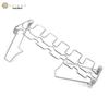14-Section Stainless Steel Foldable Chicken Leg Roaster for Outdoor BBQ Grill