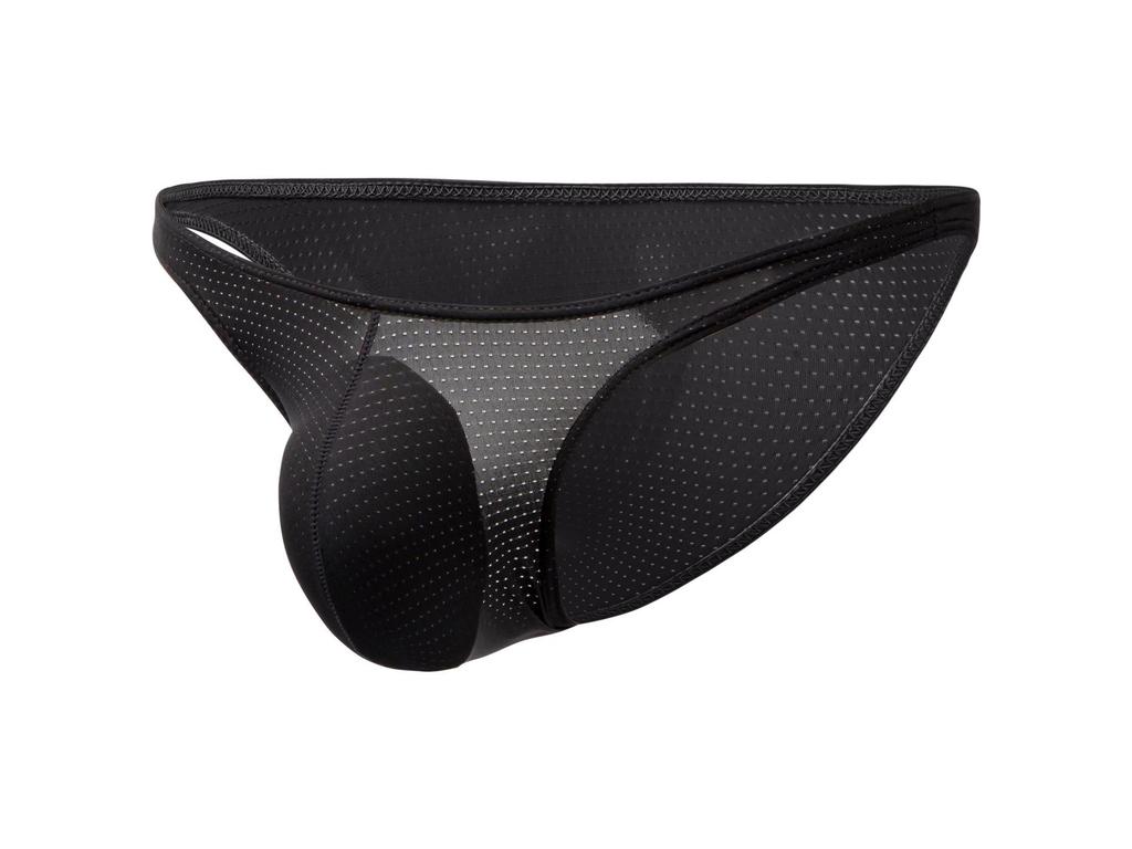 Men's Low-Waist Sexy Breathable Mesh Triangle Briefs Bikini E-091