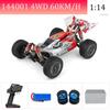 WLtoys144010 4WD Model with A Top Speed of 75 Km/h 1:14 Scale, High-speed Remote-controlled Off-road Drifting Racing Car for Boy