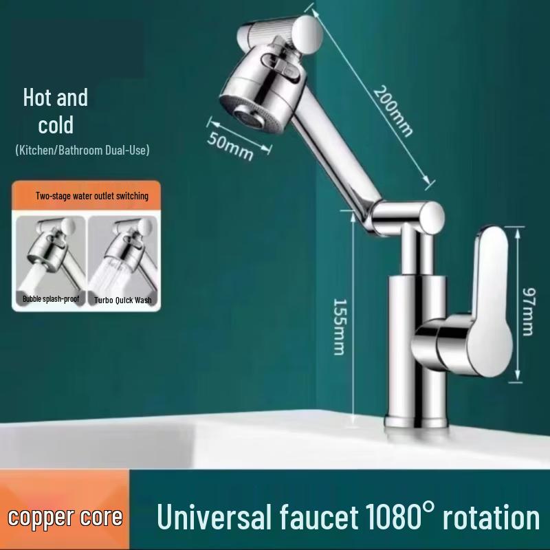 TLXT Maneki-Neko Robotic Arm Hot & Cold Faucet