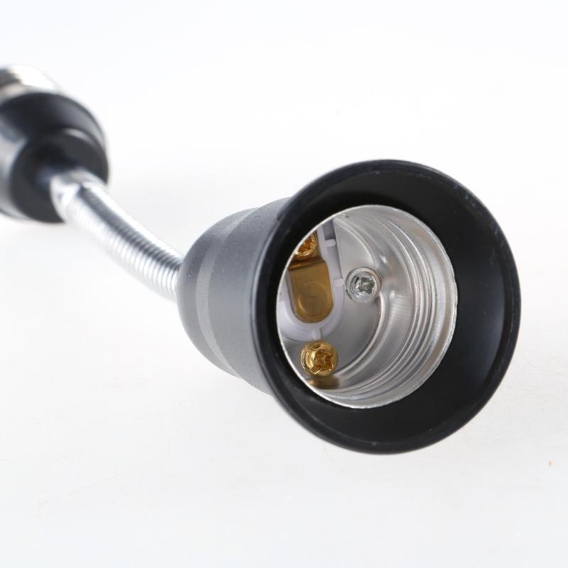 Adjustable E27 to E27 Light Bulb Socket Extender 360 Degree Swivels for Various E27 Lamp, 19cm