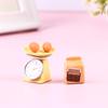 9Pcs/Set 1/12 Dollhouse Miniature Kitchen Scale Egg Doll House Accessories Toy