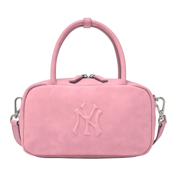 

MLB New York Yankees Adjustable Detachable Shoulder Strap Crossbody Handbag Women handbag Pink 3ACRSD16N-50PKS Pink