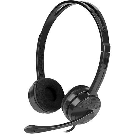 Natec | Canary Go | Headset | Wired | On-Ear | Microphone | Noise Canceling | Black