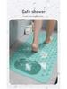 Eco-Friendly Non-Slip Waterproof Bathroom Mat, Solid Color Massage Mat