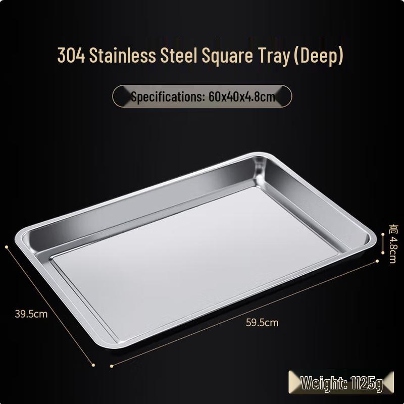 

SIFAR 304 Stainless Steel Rectangular Steaming Tray