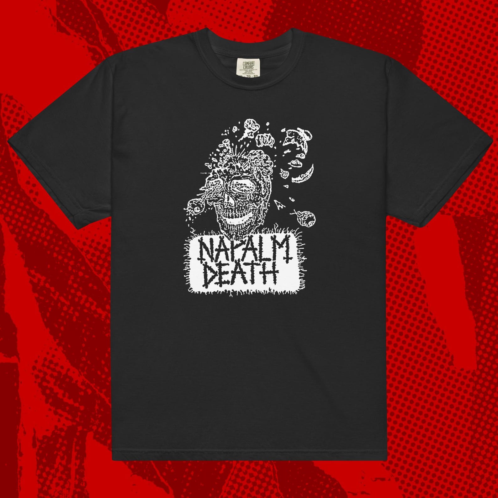 Napalm Death Skull Shirt | Metal Grindcore Cannibal Corpse At The Gates 2XL