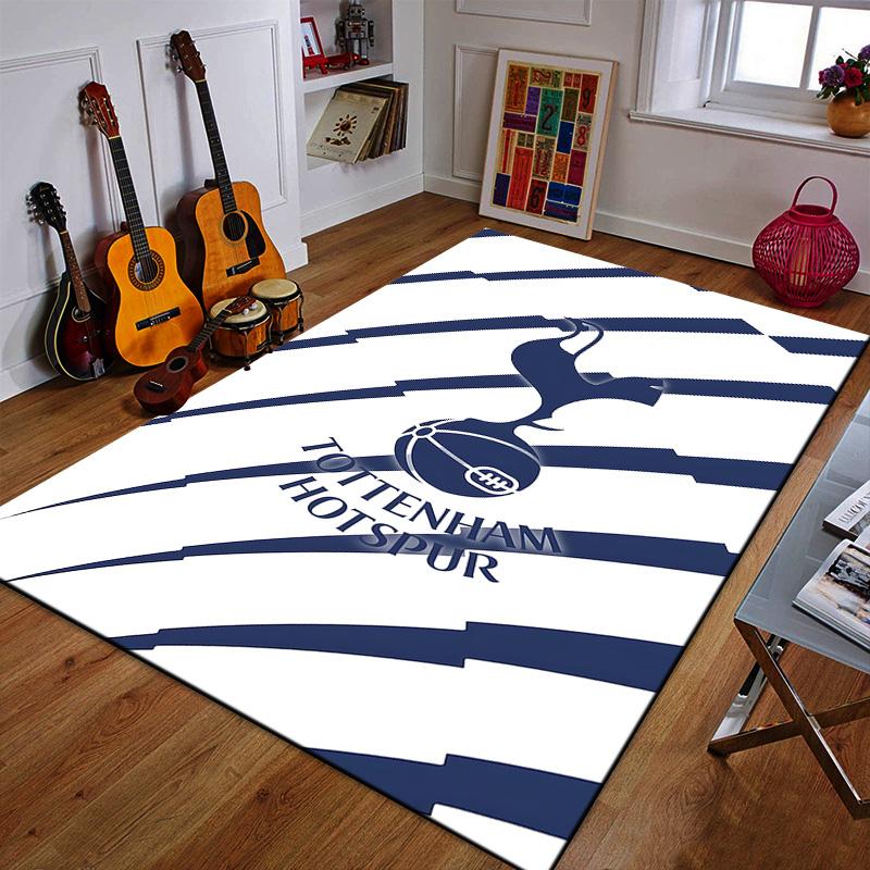 Tottenham Hotspur Logo Design Patterned carpet a non slip rug suitable for all seasons and any setting, gift