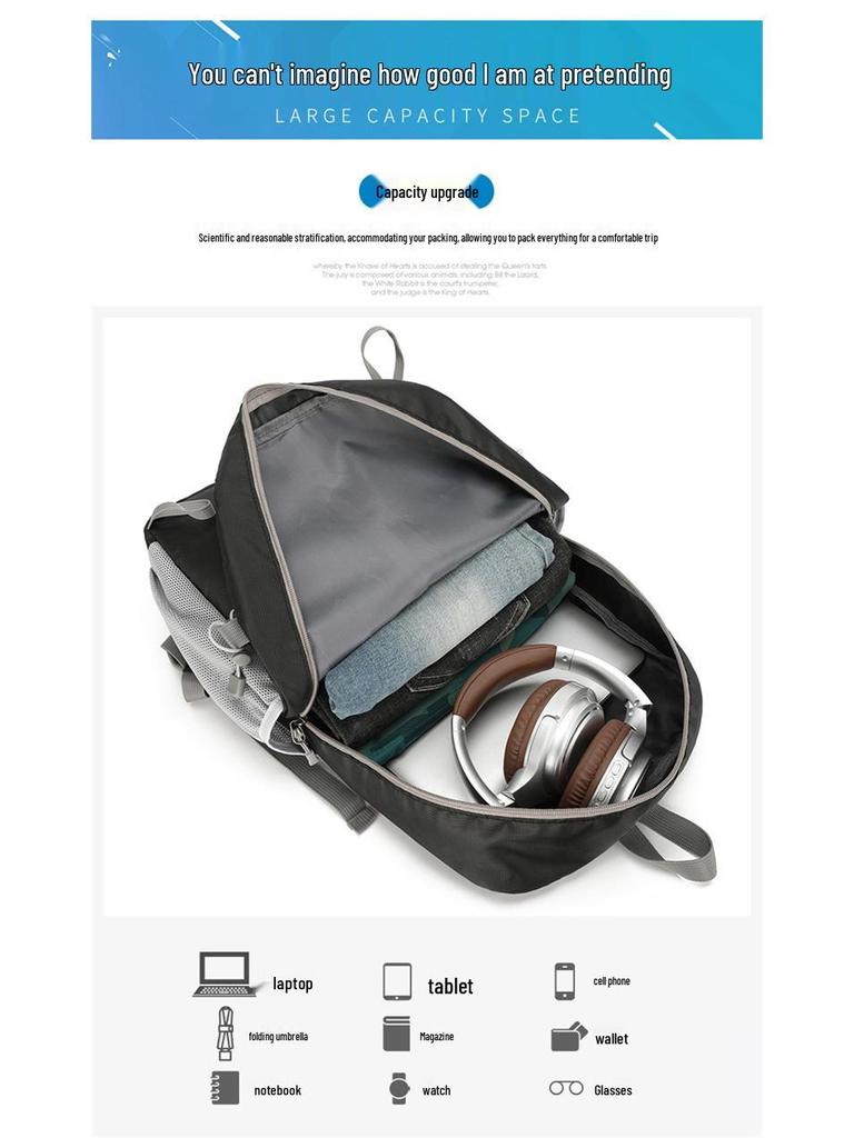 2025 Outdoor Travel Waterproof Folding Backpack