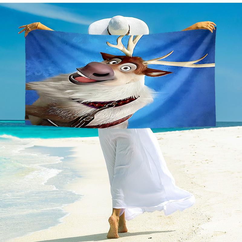 1pc Winter Wonderland Beach Towel,quick Drying Absorbent Beach Towel,outdoor Sports Swimming Beach towel,Soft and Comfortable Y72227