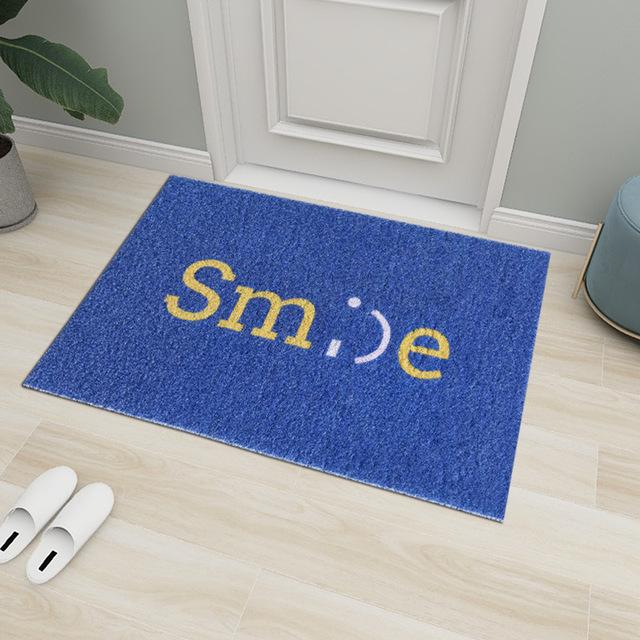 Cartoon-Fußmatte für Zuhause, Veranda, Schlafzimmer, Zimmer, rutschfester Fußteppich, Eingangstür, Reibteppich, Heimdekoration, Veranda, Ausdruck, Fußmatte 