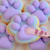 Four Color Fluff Cat Claw Squishy Toys Slow Rebound Soft Pinch Decompression Fidget For Kids Adults Stress Relief Holiday Gift