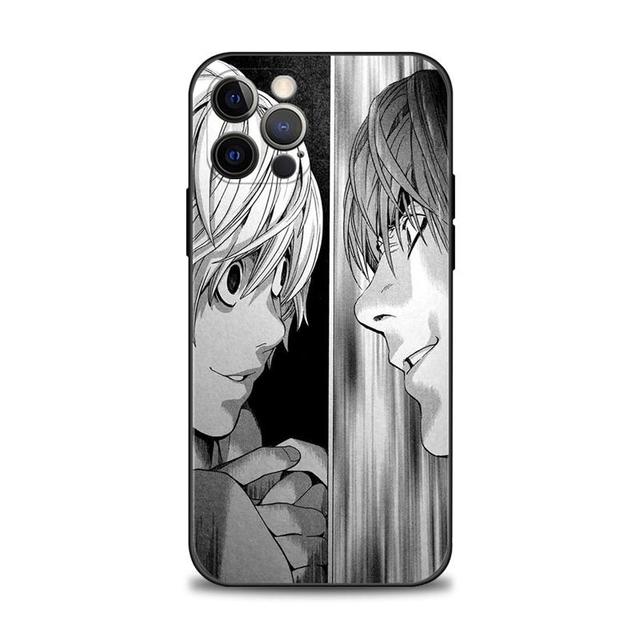 

Чехол для телефона для Apple Iphone 14 13 12 11 Pro Max 13 12 Mini Xs Max Xr X 7 8 6 6s Plus чехол аниме Death Note L Light For iPhone 12 Mini