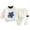 Kids Casual Long-Sleeve Set, Comfortable Daily Wear Outfits
