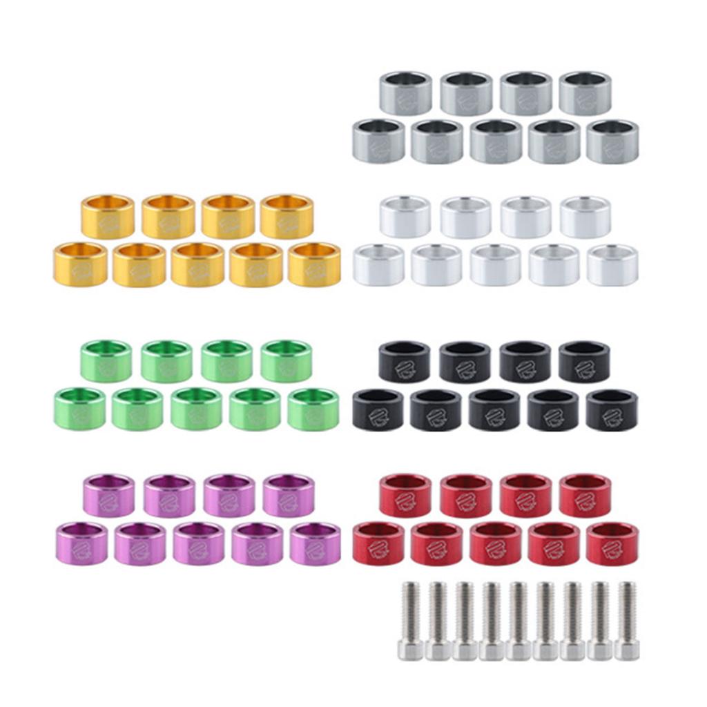 9pcs M8x1.25 Exhaust Header Manifold Cup Washers Bolts Engine Racing Exhaust Header Cup Bolts Upgrades for Honda Civic