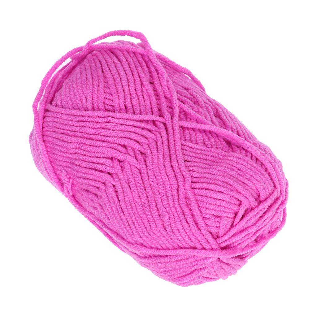 50G Light Blue Milk Cotton Yarn Chunky Knitting Yarn for Hats Scarves Gloves Shawls Winter Accessories Soft Feel