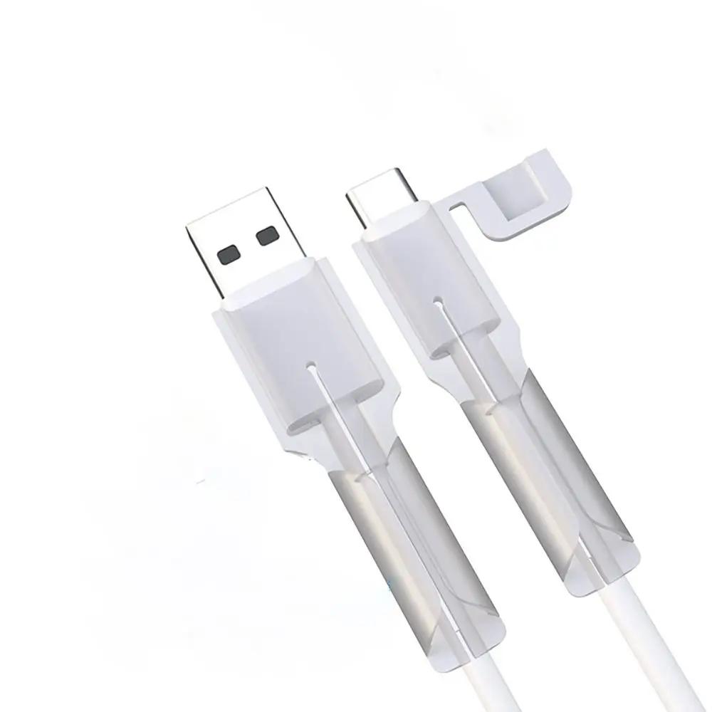 Soft Silicone Cable Protector Dustproof Cover Cord Saver Type C Charger Data Line Charger Cable Protective Cap