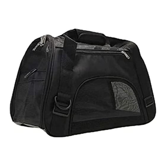 Carry bag, pet carrier, for cats and small dogs, shoulder bag, 5kg load capacity, breathable, foldable, going out, traveling, going to the hospital,