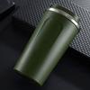 Coffee Travel Mug Food Grade 304 Stainless Steel Double Walled Insulated Cup for Hot and Cold Drinks 510ml Green