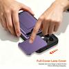For OPPO A6 Pro A6X Case multi-layer structure, shockproof cover with bracket, card slot, lens protection