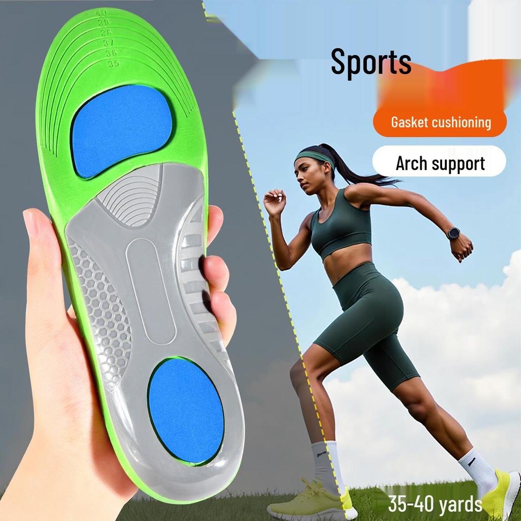 Women’s Sports Arch Support Insoles for Comfort and Reduced Fatigue During Extended Standing.