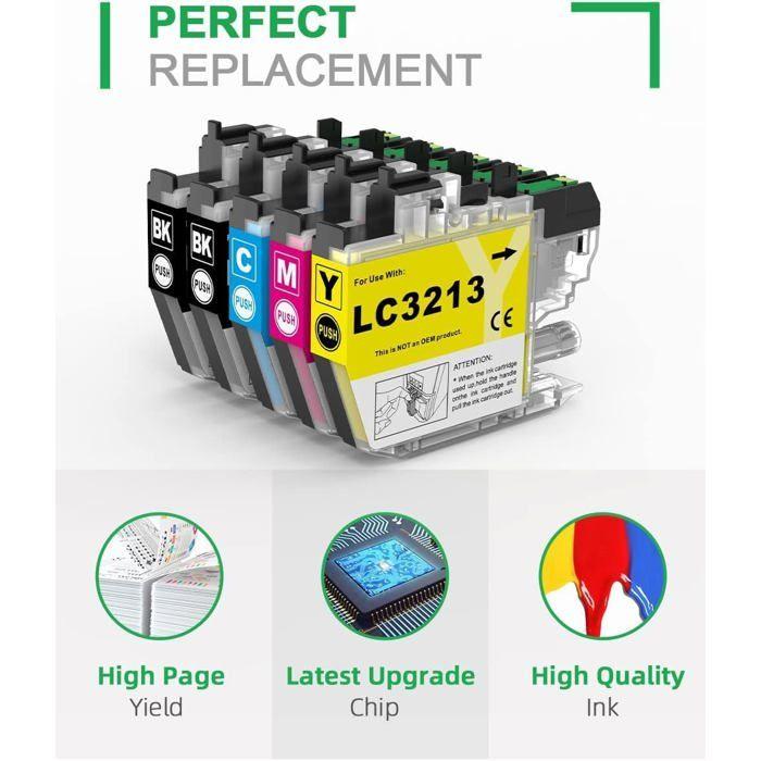 Cartouches d'Encre - COMPTOIR DES PARISIENNES - LC3213 - Multi-couleurs - 400 pages - Pack de 5