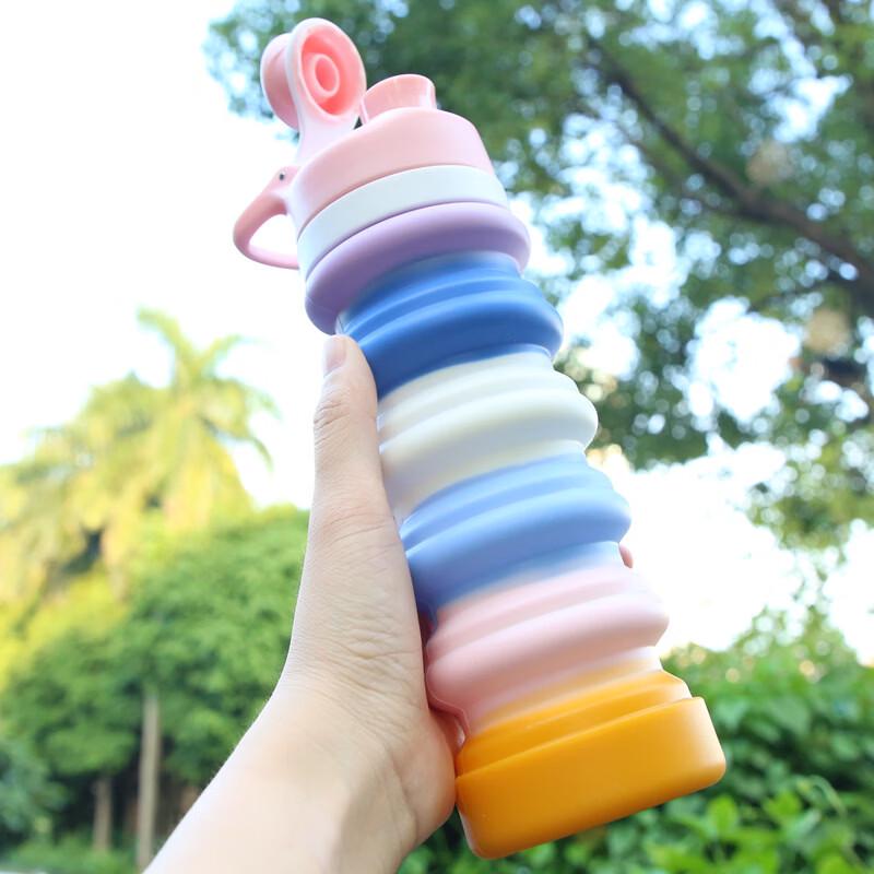 Foldable Food-Grade Anti-Drop Sports Water Bottle