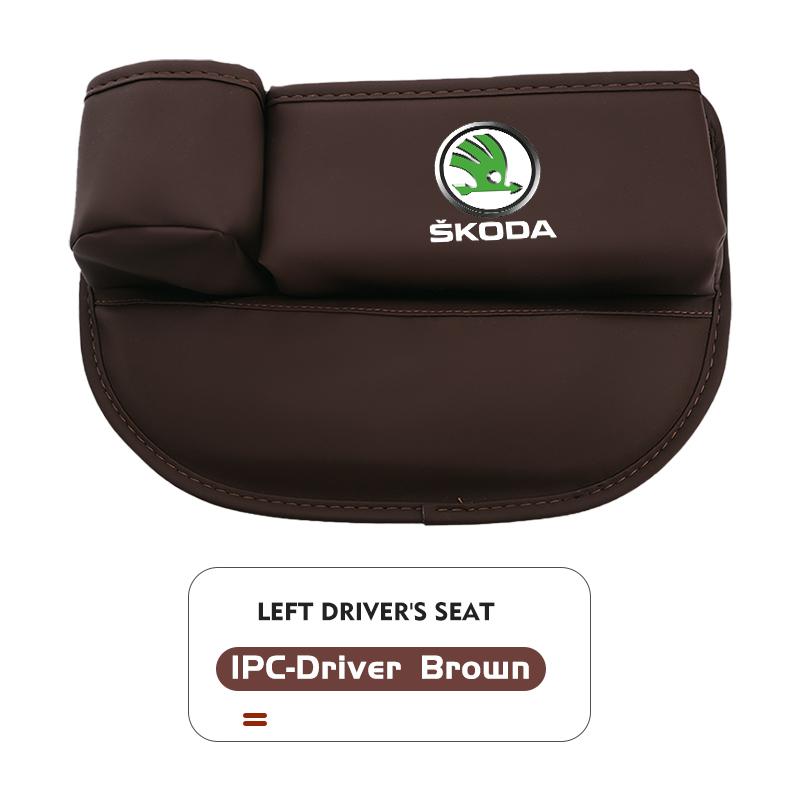 AAABT1 Car Front Seat Crevice Storage Box Pocket Cup Key Phone Holder Accessories For Skoda Octavia Superb RAPID FABIA KAMIQ KAROQ