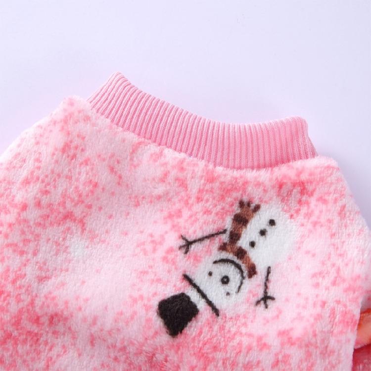 Dog Coat Christmas Theme Pullover for Cold Weather Four-Legged Apparel
