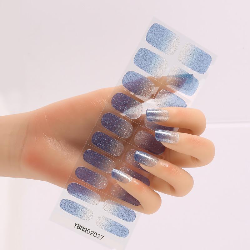Semi-curing Light Therapy Nail Stickers Gel Nail Stickers Semi-curing Light Lamp Nail Stickers Harden, Last Long and Are Waterproof