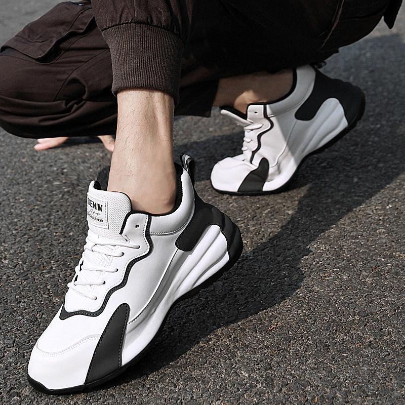 Man Lift Sneakers Elevator Shoes Height Increase Shoes for Men Height Increase Shoes Sport Casual Shoes Insole 7CM Tall Shoes