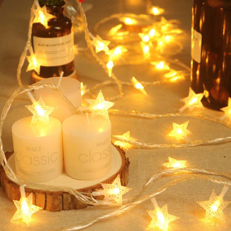 Star LED String Lights (10M 80-LED, USB/Battery)