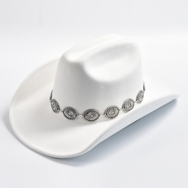 Latest Western Cowboy Hat for Womens Photo Props Cowgirl Jazz Hats Party Dress Cap Sombrero Hombre