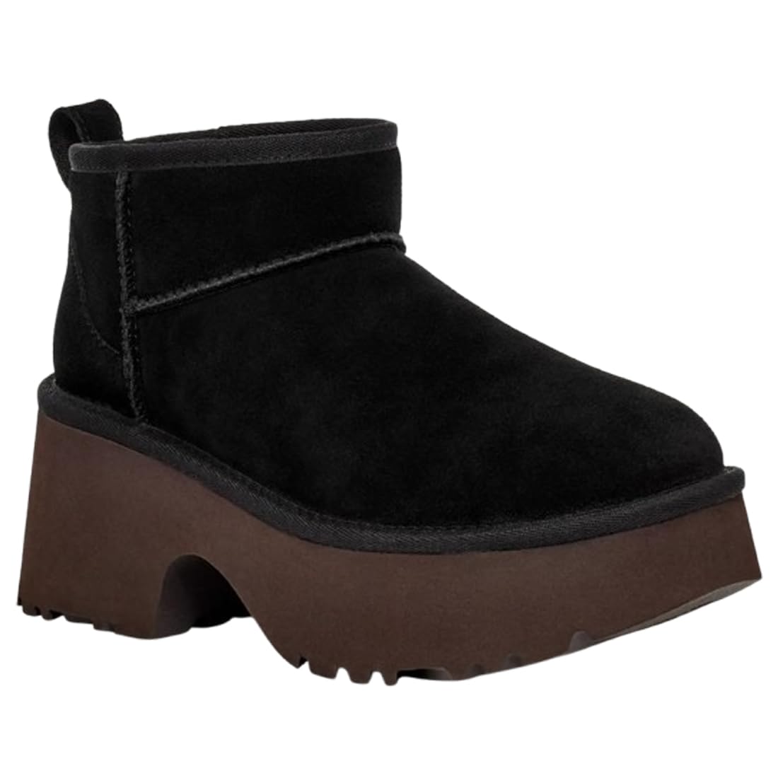 

классические ультра новые овчинные W CLASSIC ULTRA MINI NEW US8 [UGG] Короткие, на толстой подошве, мини, высоты, замшевые, ботинки, женские, ВЫСОТЫ, 1158311, ЧЕРНЫЙ, чёрный