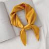 Luxusní Pevný 70*70cm Hedvábný Čtvercový Šátek Dámský Měkký Saténová Čelenka Nákrčník Vázanka Dámská Čelenka Foulard Stužka na Kabelku Dárek